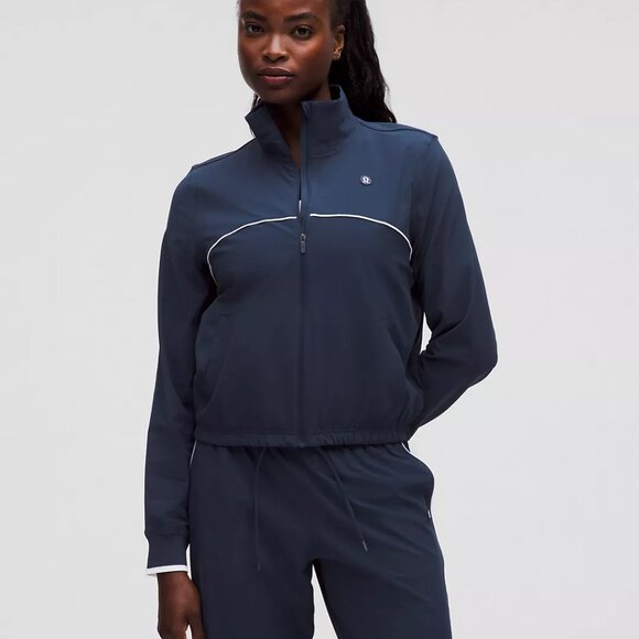 BNWT Lululemon Court Rival Tennis Track Jacket in Green - Size 6 - Picture 4 of 4